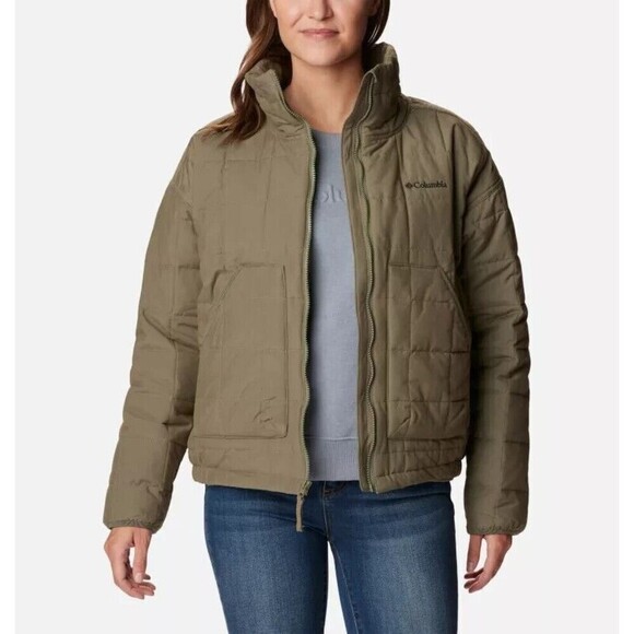 Columbia Women's Jacket Chatfield Hill™Ii Quilted Jacket Olive Green  X-Large - Picture 1 of 6